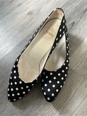 ✨ NIB Vintage Made In Italy Polka Dot Flats